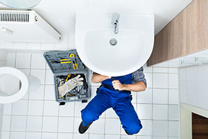 Registered Plumber for CIPHE hard at work